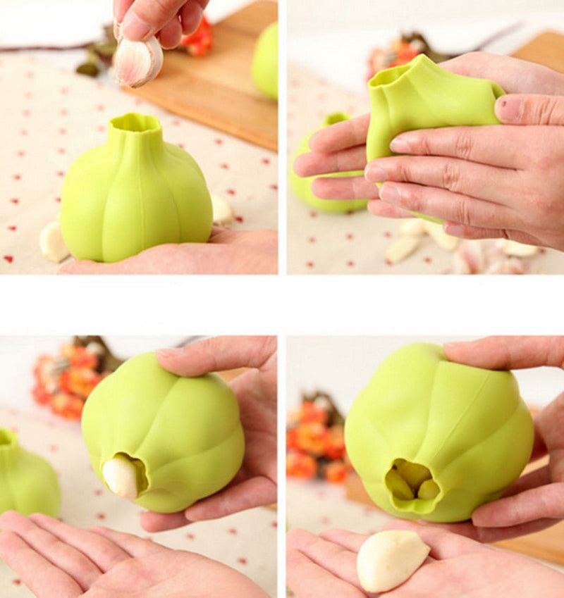 Silicone Garlic Profession Kitchen Diningroom Grater Peeler Tool