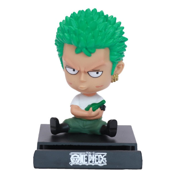 Shake Bobble Head Phone Holder Bracket PVC Action Figure Jack  Demon Slayer SuperHero Captain American Hulk Car Toys