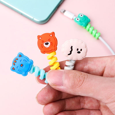 New Cable Protector Cute Cover Protect Case USB Charger Cable Cellphone Organizador Cables Management For Cable Protector