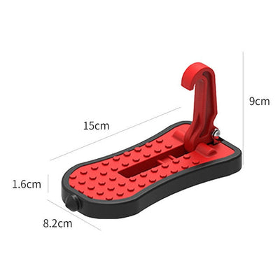 Universal Foldable Auxiliary Pedal Roof Pedal Foldable Car Vehicle Folding Stepping Ladder Foot Pegs Easy Access Car Accessories