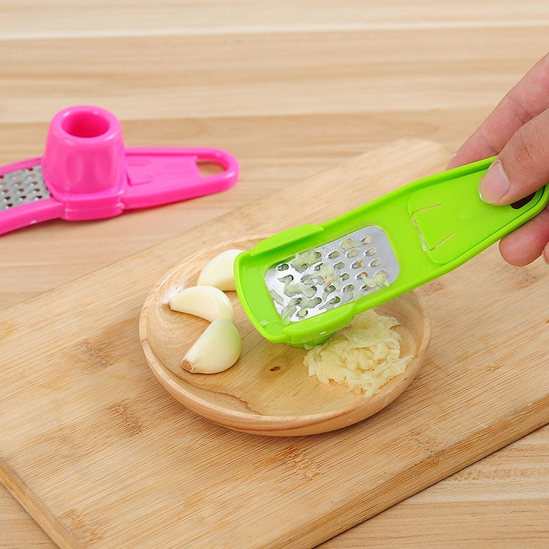 Household Kitchen Garlic Peeler Ginger Garlic Press Grinder Grating Planer Cutting Knife Cooking Tools Kitchen Accessories