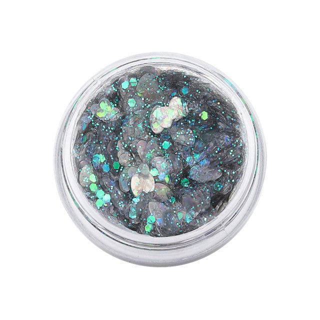 1PC Hot Sale Fashion Holographic Eyeshadow Sequins Gel Hair Lips Makeup Eye Eyebrow Shimmer Glitter Decoration Portable Cosmetic