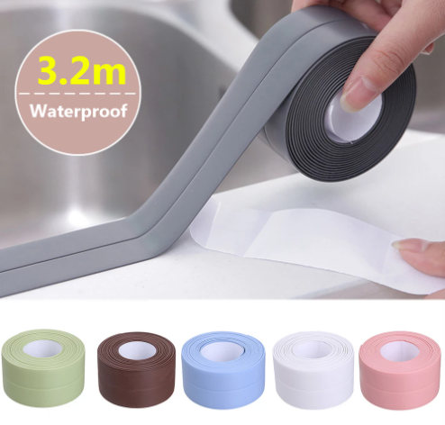 320CM Caulk Strip Sealant Tape for Bathtub Self Adhesive Sealing Tape for Kitchen Countertop Bathroom Shower Toilet Sink Wall Corner