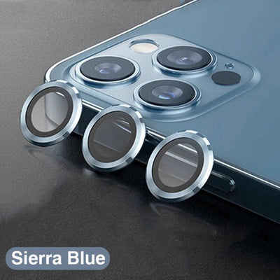 For iPhone 11 12 13 Pro Max Back metal Camera Lens Tempered Glass For iPhone 12 pro Max Case Protection Ring Screen Protector