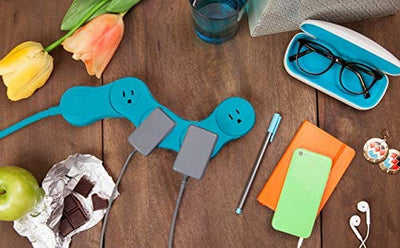 Quirky Pivot Power 2.0 Junior -Flexible and Bendable 4 Outlet