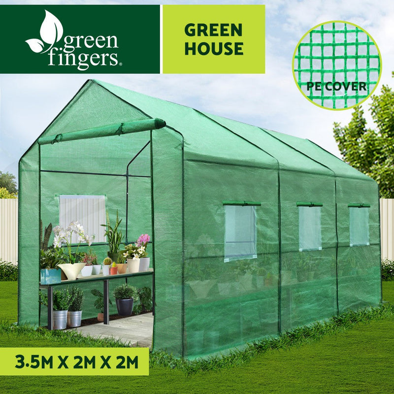 Greenhouse Tunnel Garden Green House Storage Walk in Shed Plant