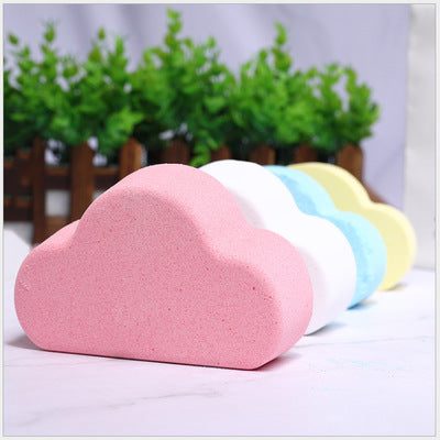 Hot Sale Natural Skin Care Cloud Rainbow Bath Moisturizing Bubble Salt Exfoliating Bath Bombs Ball Essential Bath Supplies