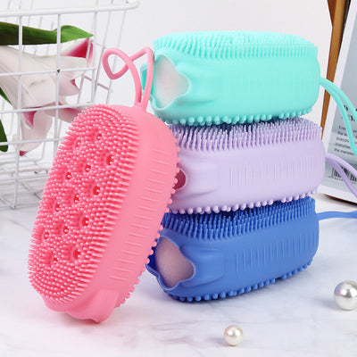 Paw Baby Shower Brush Fast Foaming Silicone Scrubbing Artifact Full Body Massage Spa Brush Bathroom Accessory