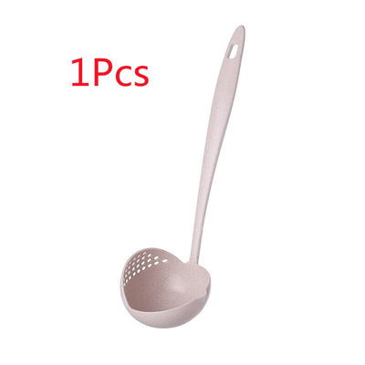 1Pc Two in One Multifunctional Cooking Colander Jungle Spoon Hot Pot Scoop Soup Noodles Dumplings Strainer Spoon Kitchen Tableware Tools