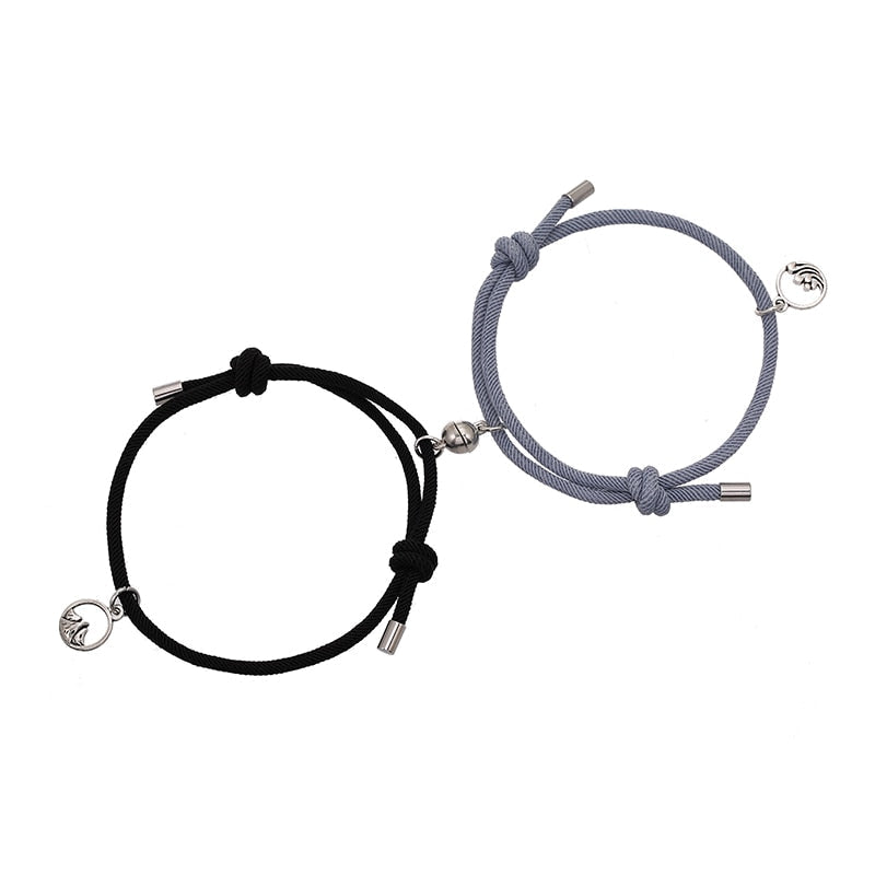 Matching Magnetic Love Couple Bracelet