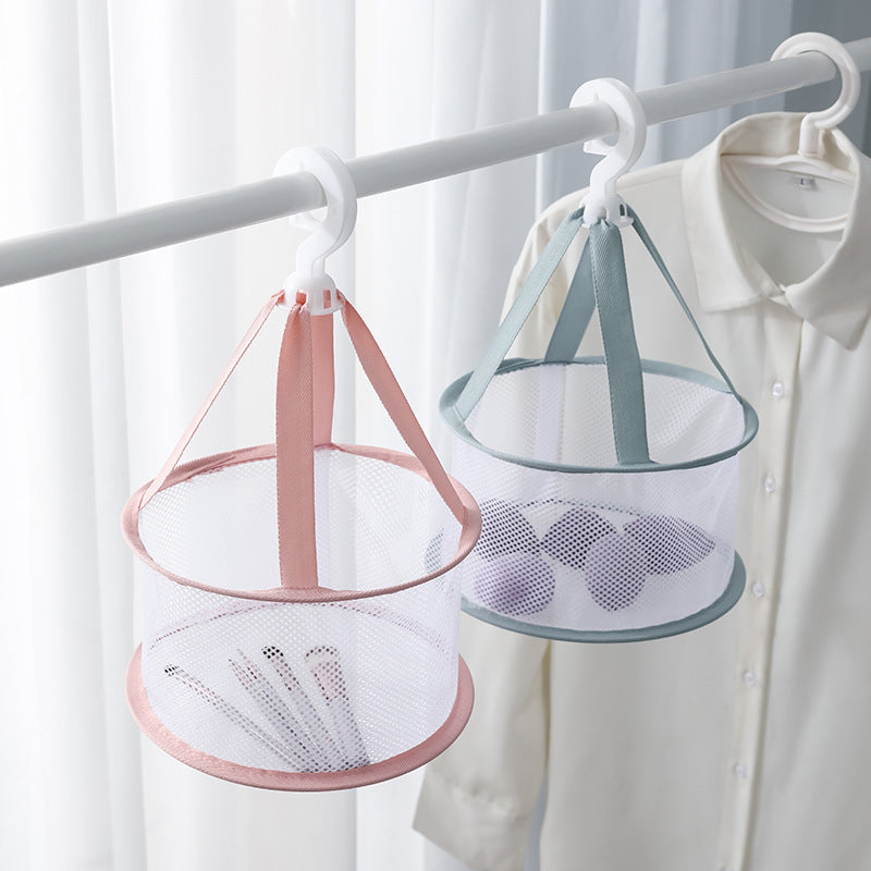 Drying Net Basket Mesh Pocket Hanging Drying Rack for Powder Puff Makeup Sponge Makeup Tool Beauty Brush Organizer