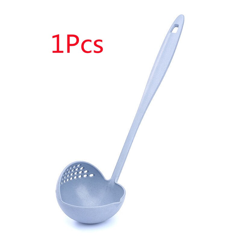 1Pc Two in One Multifunctional Cooking Colander Jungle Spoon Hot Pot Scoop Soup Noodles Dumplings Strainer Spoon Kitchen Tableware Tools