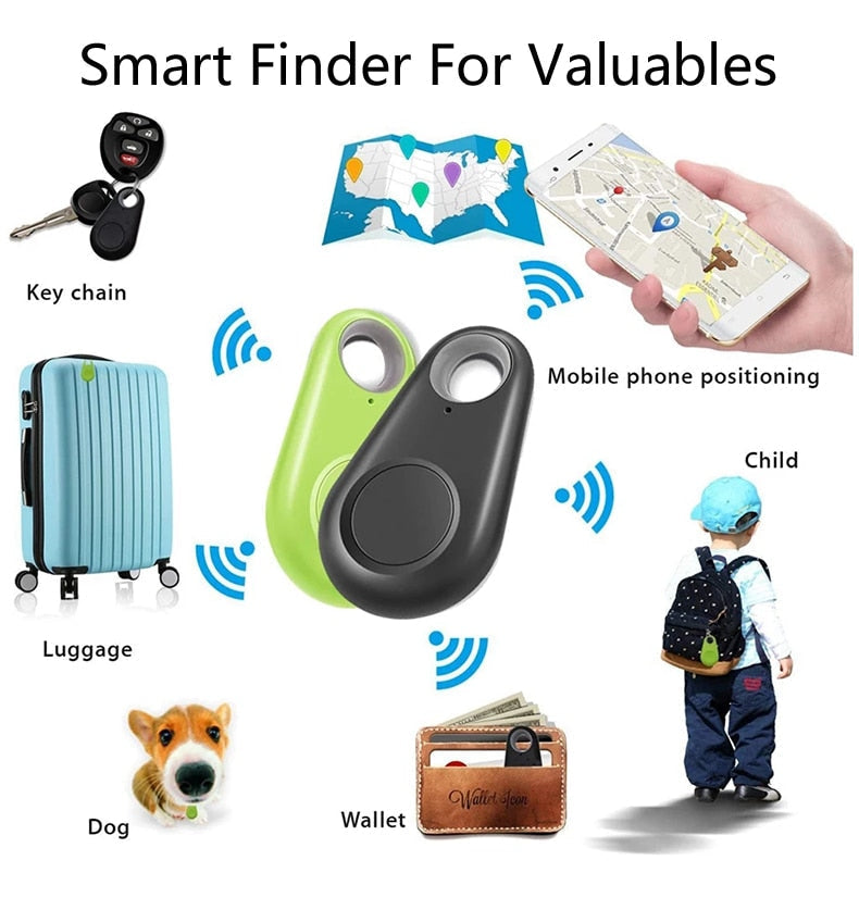 Smart Bluetooth GPS Tracker, Key Locator, Pet Anti-Lost Sensor Device, With Bluetooth, For Kids, Wallets, Luggage, Suitcases