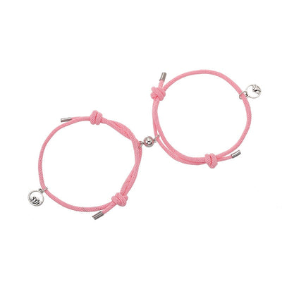 Matching Magnetic Love Couple Bracelet