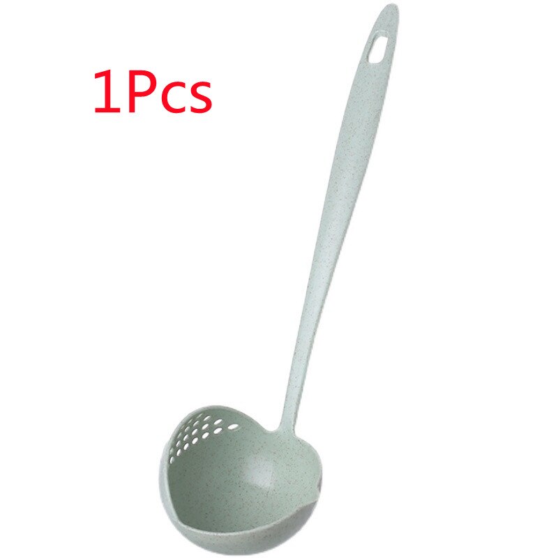 1Pc Two in One Multifunctional Cooking Colander Jungle Spoon Hot Pot Scoop Soup Noodles Dumplings Strainer Spoon Kitchen Tableware Tools