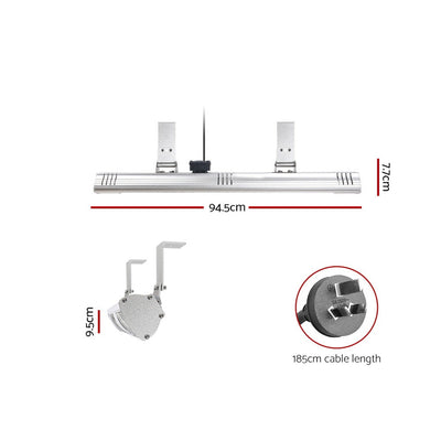 Electric Infrared Heater Outdoor Radiant Strip Heaters Halogen 3000W