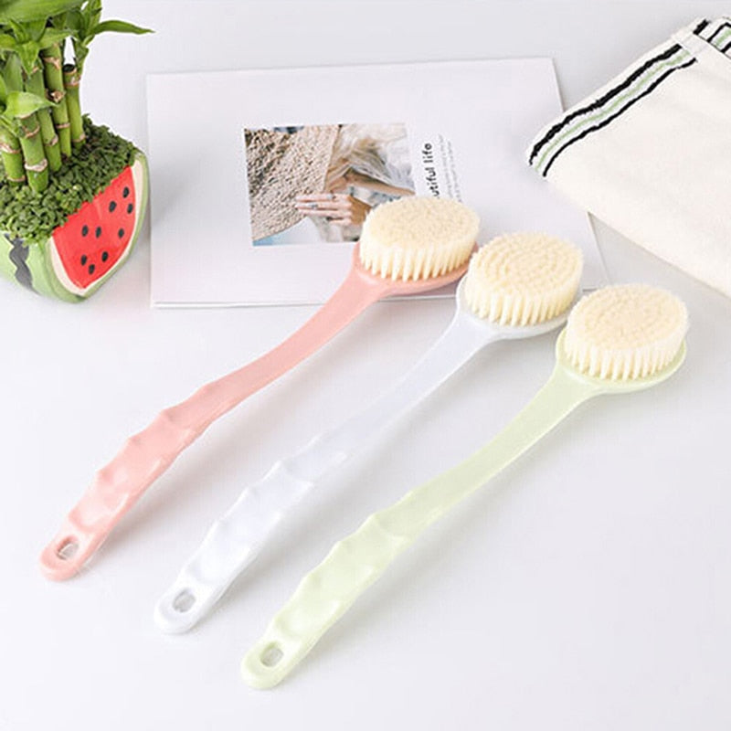 Long Handle Back Bath Brush Body Spa Body Maasage Shower Bath Brush Shower Scrubber Easy Clean