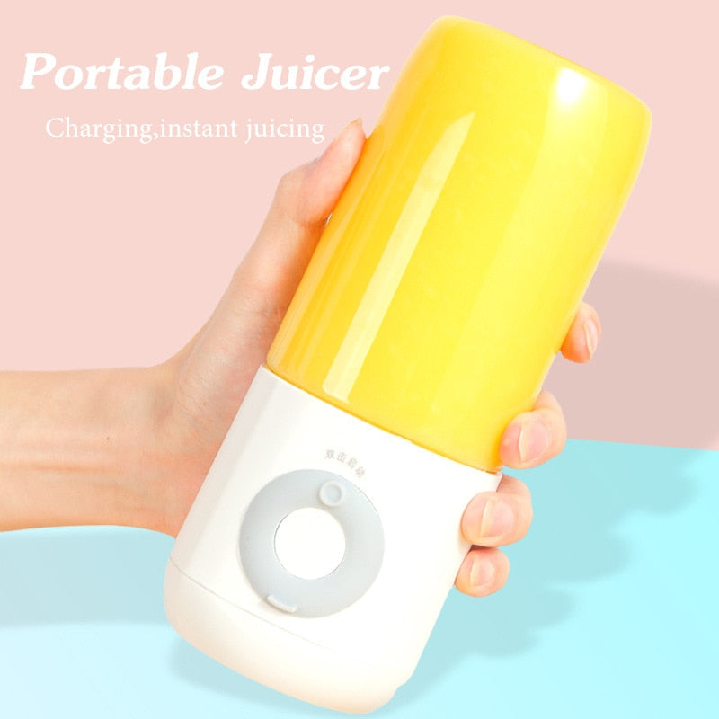 Small Mini Juicer Household Usb Rechargeable Juice Cup Portable Electric Juicer