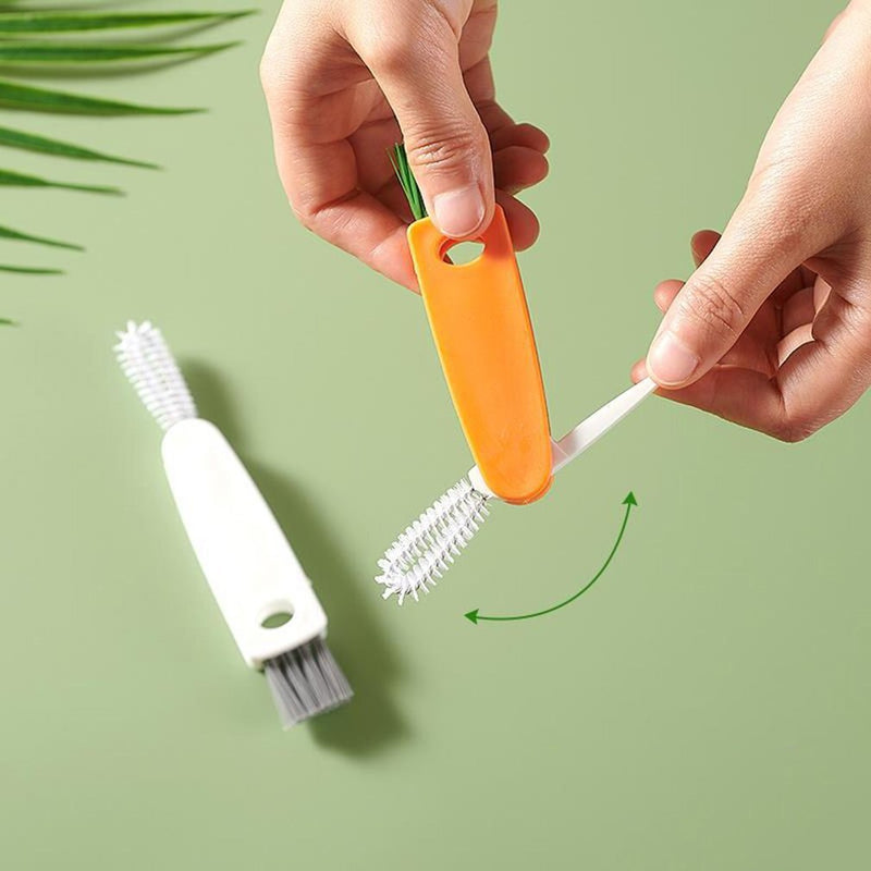 up Cover Cleaning Brush Carrot Cup Brush Vacuum Cup Gap Cleaning Brush Bottle Brush Pacifier Brush Groove Cleaning Brush