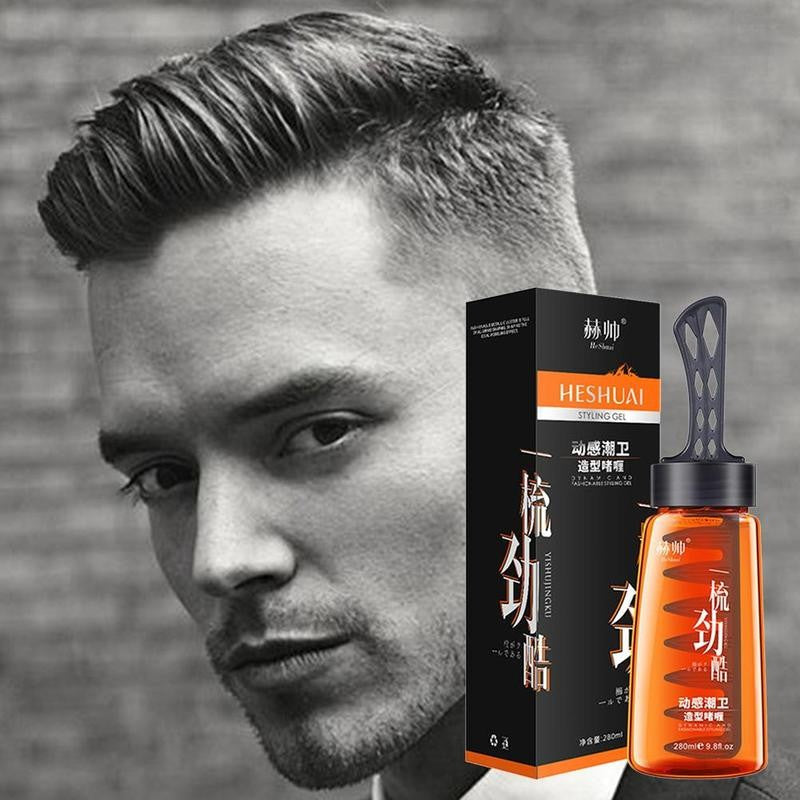 280ml Hair styling Gel Cream Cool Styling Men&