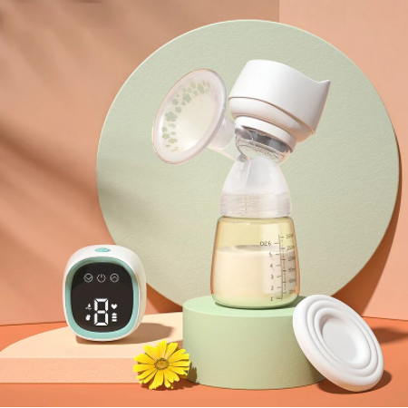 Electric Breast Pump Battery Inside Milk Pump LCD Screen 9 Suction Power Massage Powerful Suction Breast Milk Collect