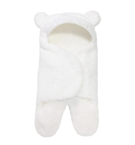 Baby Plush Sleeping Bag Newborn Cute Soft Sleeping Wrap Swaddle Baby Cute Receiving Blanket Sleeping Bag Sleep Sack (0-6 Month)