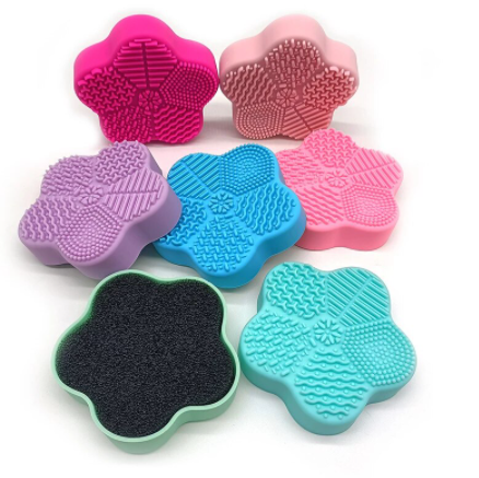 Makeup Brush Cleaner Silicone Make Up Washing Foundation Eyeshadow Brushes Scubbing Pad Beauty Kit Cleansing Tools