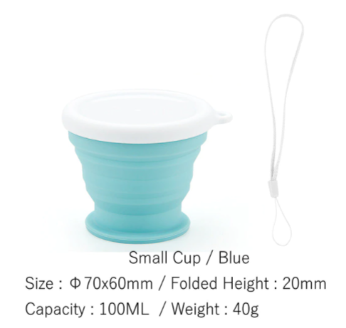 100/200/350mlTelescopic Portable Silicone Folding Cup Food Grade Water Cup Travel Drinking Ware Mug Outdoor Resin Coffee Handcup