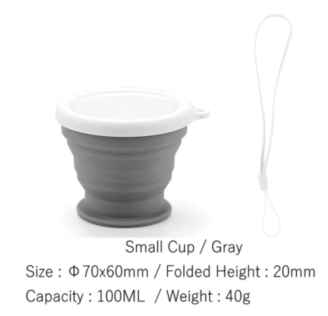 100/200/350mlTelescopic Portable Silicone Folding Cup Food Grade Water Cup Travel Drinking Ware Mug Outdoor Resin Coffee Handcup