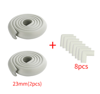 Baby Safety Proofing 4M+8pcs Edge Corner Guards Desk Table Corner Protector Children Protection Furniture Bumper Corner Cushion