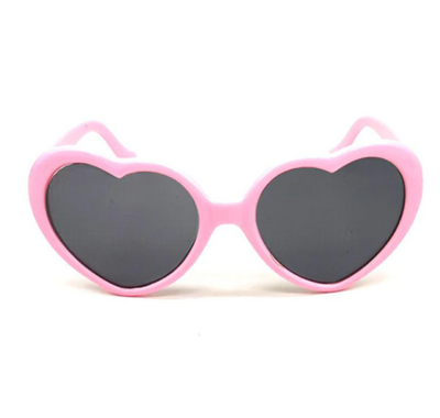 Love Heart Shaped Effects Glasses Watch The Lights Change to Heart Shape At Night Diffraction Glasses Women Fashion Sunglasses