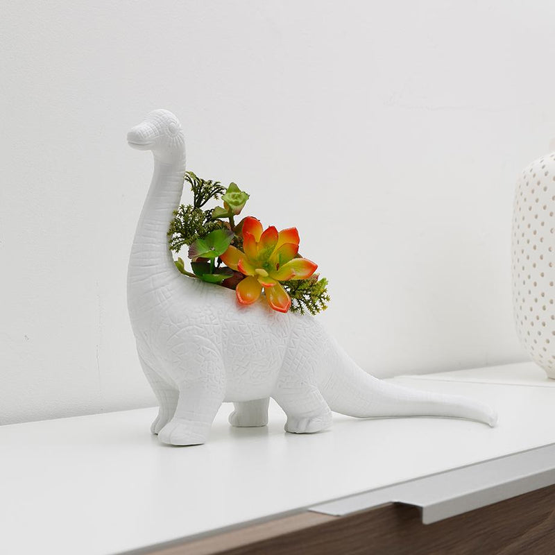 Porcelain Dinosaur Planters