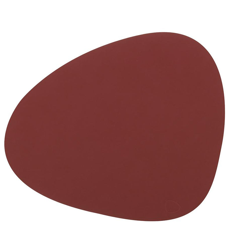 Curve Leather Table Mat | Large