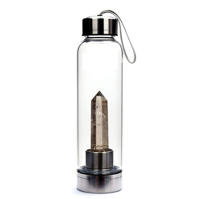 Healing Natural Quartz Water Bottle