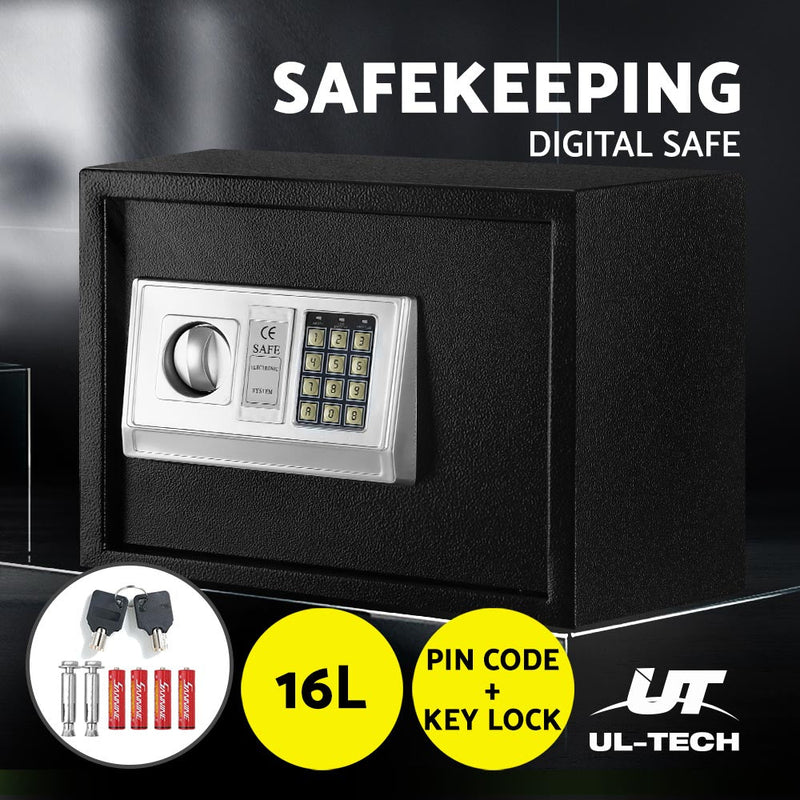 Professional Security Box Electronic Safe Digital Lock Cash Deposit Password 8L-80L