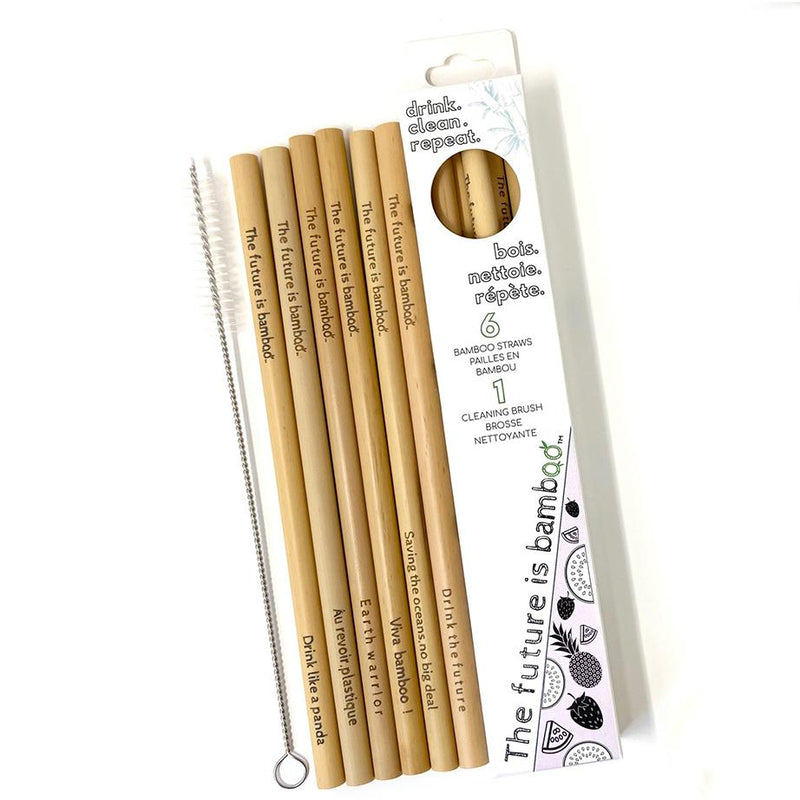 Bamboo Straw Set