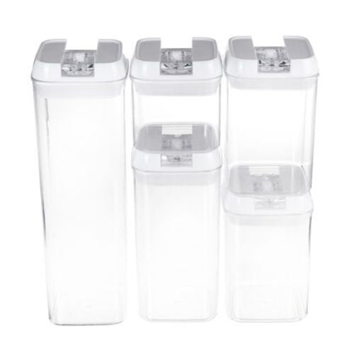 Air-Tight Food Storage Container for Cereals Easy Lock Sealed