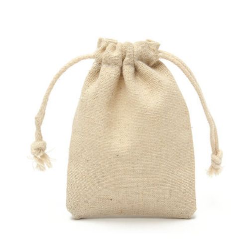 30Pcs Natural Linen Pouch Burlap Jute Sack Jewelry Pouch