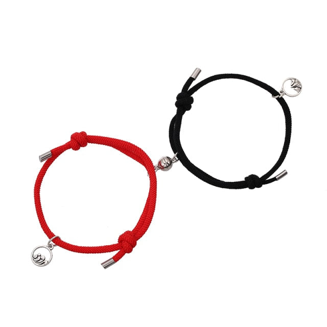 Matching Magnetic Love Couple Bracelet