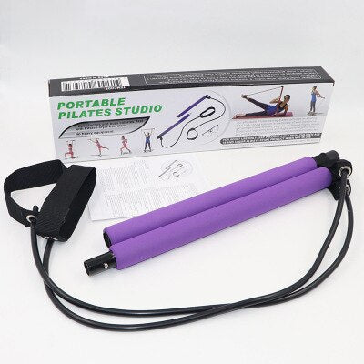 Neue Fitness Yoga Pilates Bar Stick Crossfit Widerstand Bands Trainer Yoga Pull Stangen Pull Seil Tragbare home Gym Körper Workout