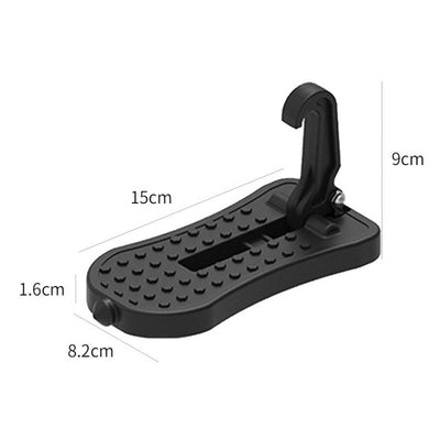 Universal Foldable Auxiliary Pedal Roof Pedal Foldable Car Vehicle Folding Stepping Ladder Foot Pegs Easy Access Car Accessories