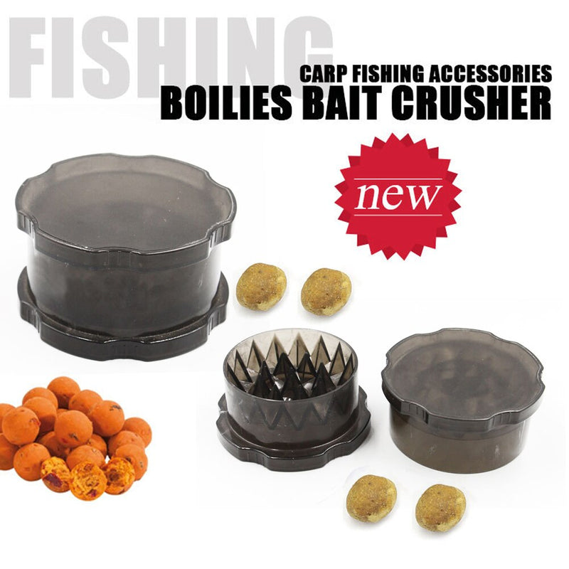 Portable Fishing Bait Crusher Grinder Box Carp Crusher Plastic Boilie Grinder Box Fodder Fishing Tackle Gear Tool