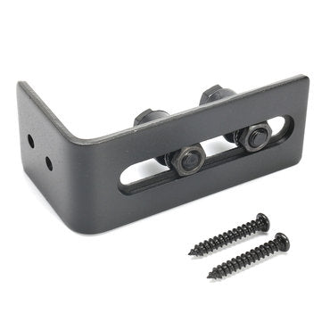 Sliding Barn Door Bottom Wall Guide Mount with Screws Set