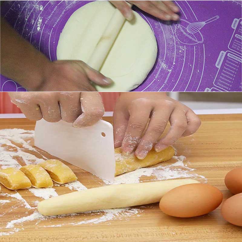 PROFESSIONAL 45x60cm Extra Large Baking Mat Silicone Pad Sheet Baking Mat for Rolling Dough Pizza Dough Non-Stick Maker Holder Kitchen Tools Kneading Dough Bag