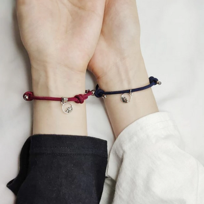 Matching Magnetic Love Couple Bracelet