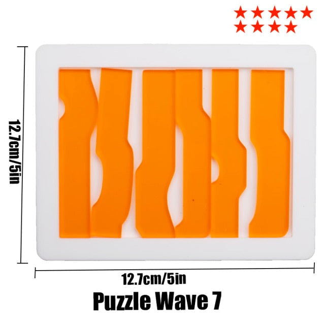 Jigsaw Puzzle 29 Blank Plastic Hard Complex las logic IQ Mind Brain Teaser Shapes games Puzzle Toy For Adults Kids children