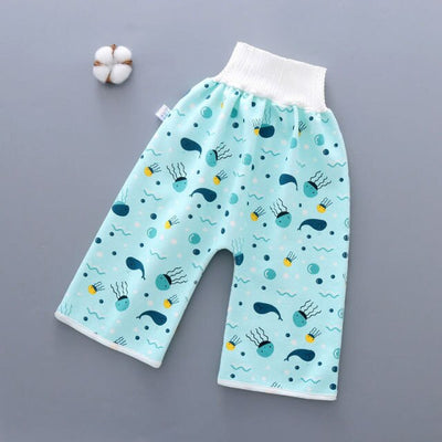 Comfy Children& Adult Diaper Skirt Shorts Childrens Diaper Skirt Shorts Waterproof Absorbent Cloth Reusable Diapers Pants