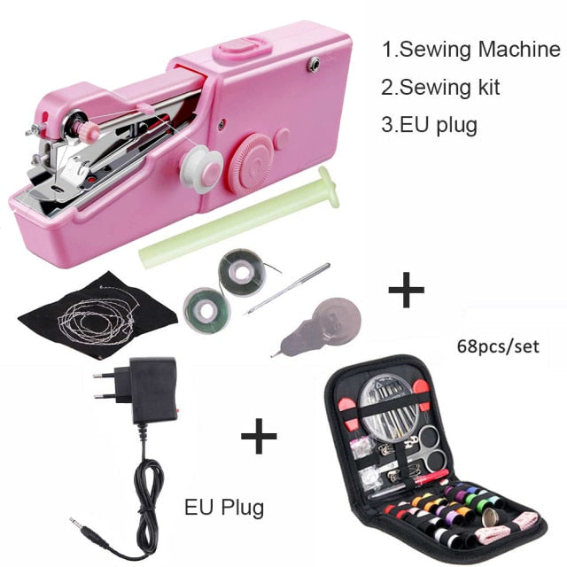 Portable Mini Sewing Machines Needlework