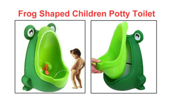 Cute Frog Shaped Toilet Training Kid Baby