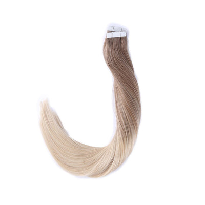 Ombre Balayage Tape In Human Hair Extensions 100% Real Remy Human Hair Extensions 50g 100g Per Package Seamless Tape on Hair